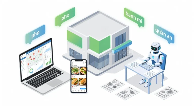 AI viết bài cho quán ăn, nhà hàng — từ khóa nào dùng?