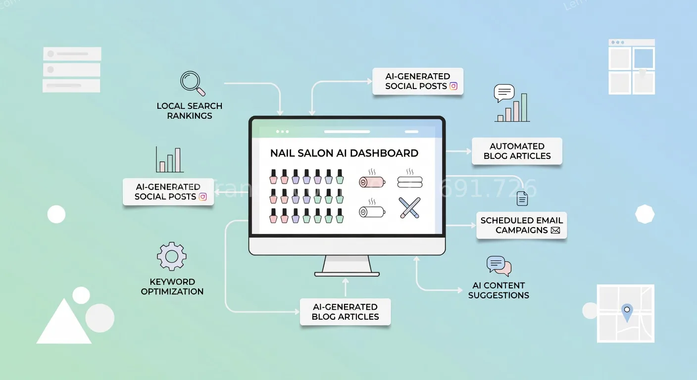 ai viết bài cho tiệm nail