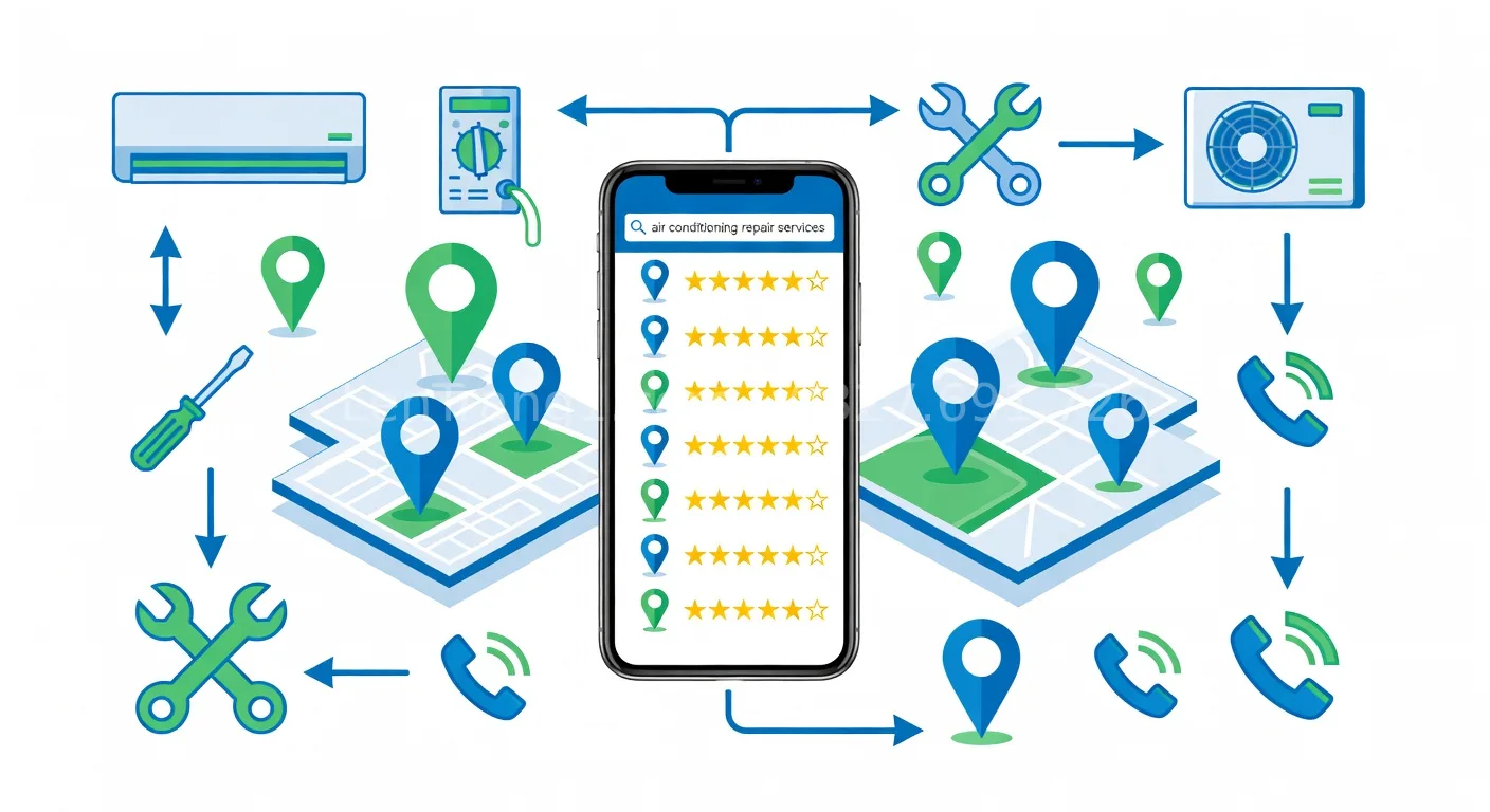 nuôi web cho thợ sửa điện lạnh
